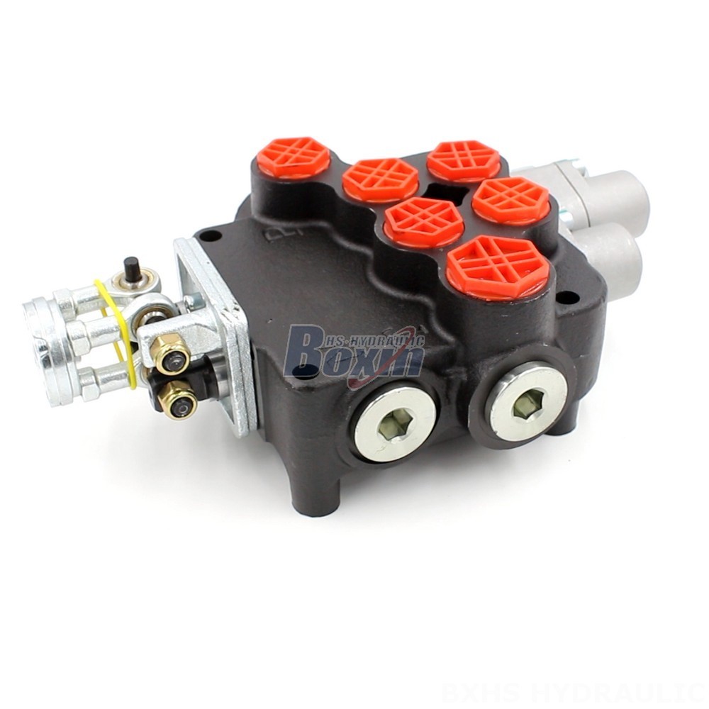 Hydraulic Dc Valve Wholesale Monoblock Directional Control Valve P80-G12-G34 with Joystick cover photo